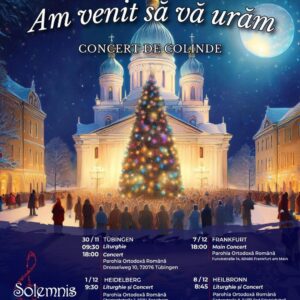 Concert de Colinde susținut de Corul Solemnis. A avut loc în data de 8 Decembrie Concert de Colinde susținut de Corul Solemnis. A avut loc în data de 8 Decembrie