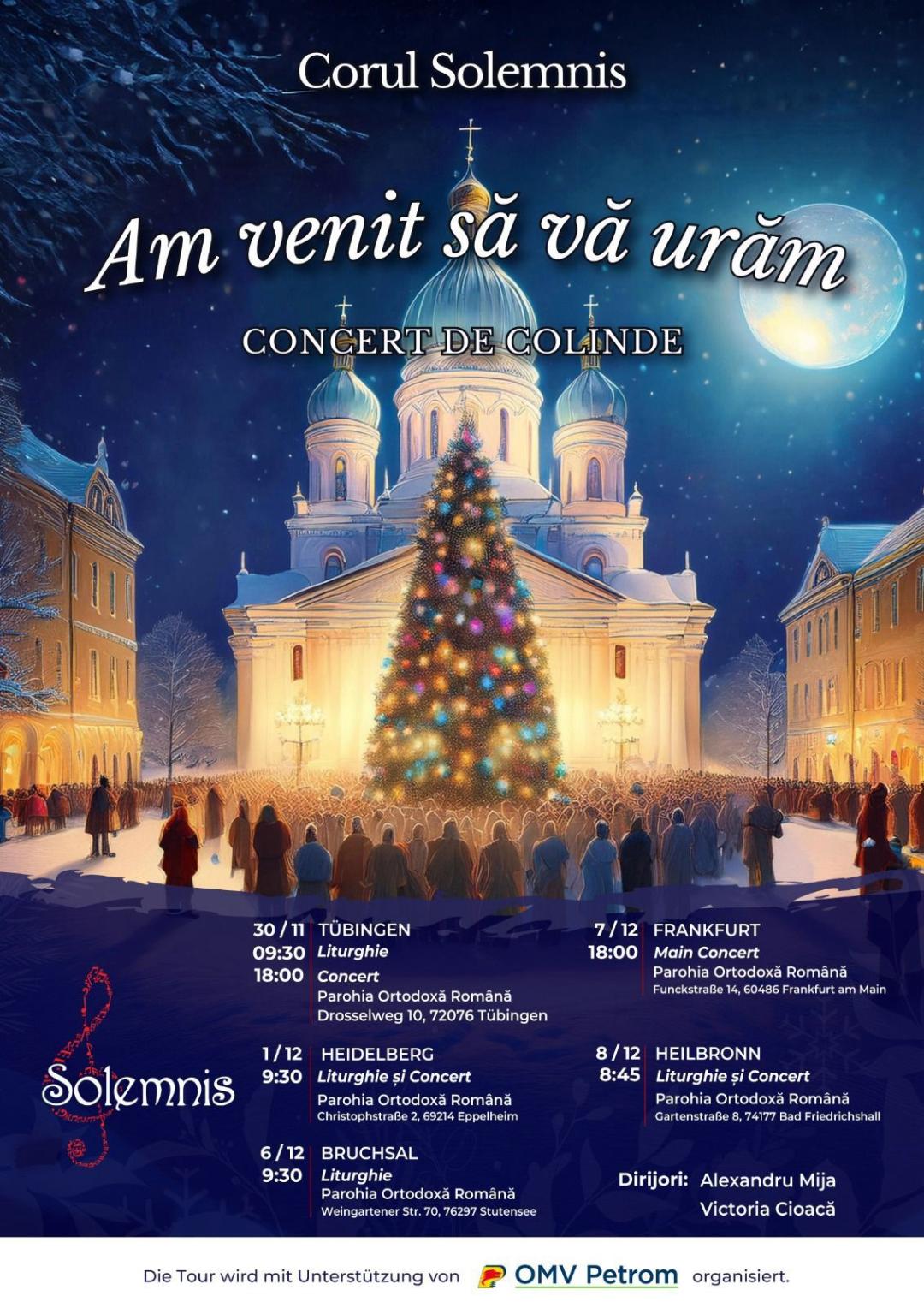 Concert de Colinde susținut de Corul Solemnis. A avut loc în data de 8 Decembrie Concert de Colinde susținut de Corul Solemnis. A avut loc în data de 8 Decembrie